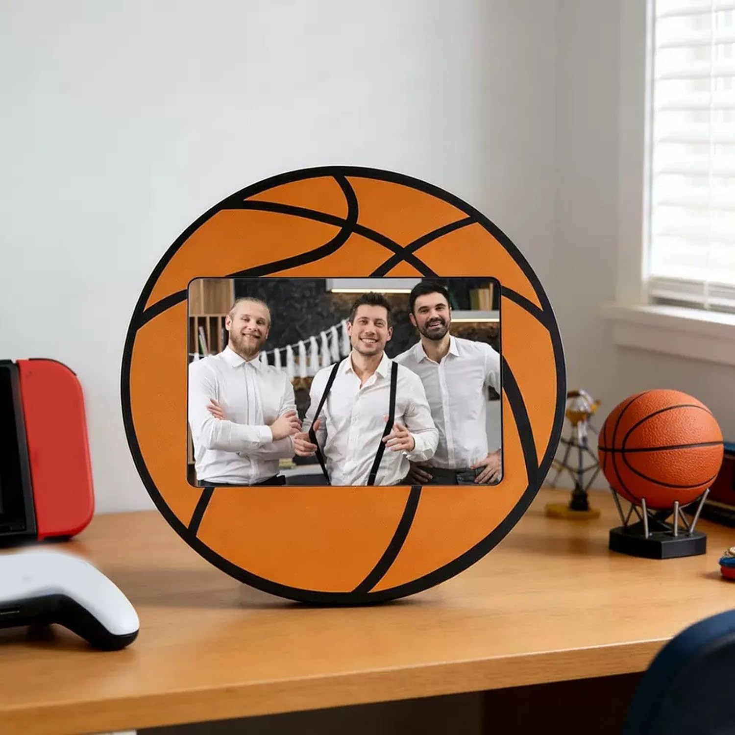 Wooden Memory Frame Including Team Achievements, C