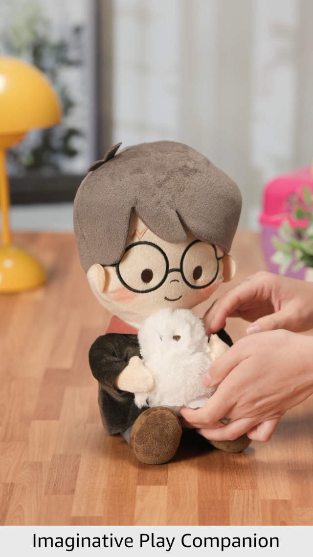 Harry Potter Wizarding Friends And Pals Harry Potter With Hedwig 11 Inch Soft And Cuddly Plush Stuffed Animal - View #6