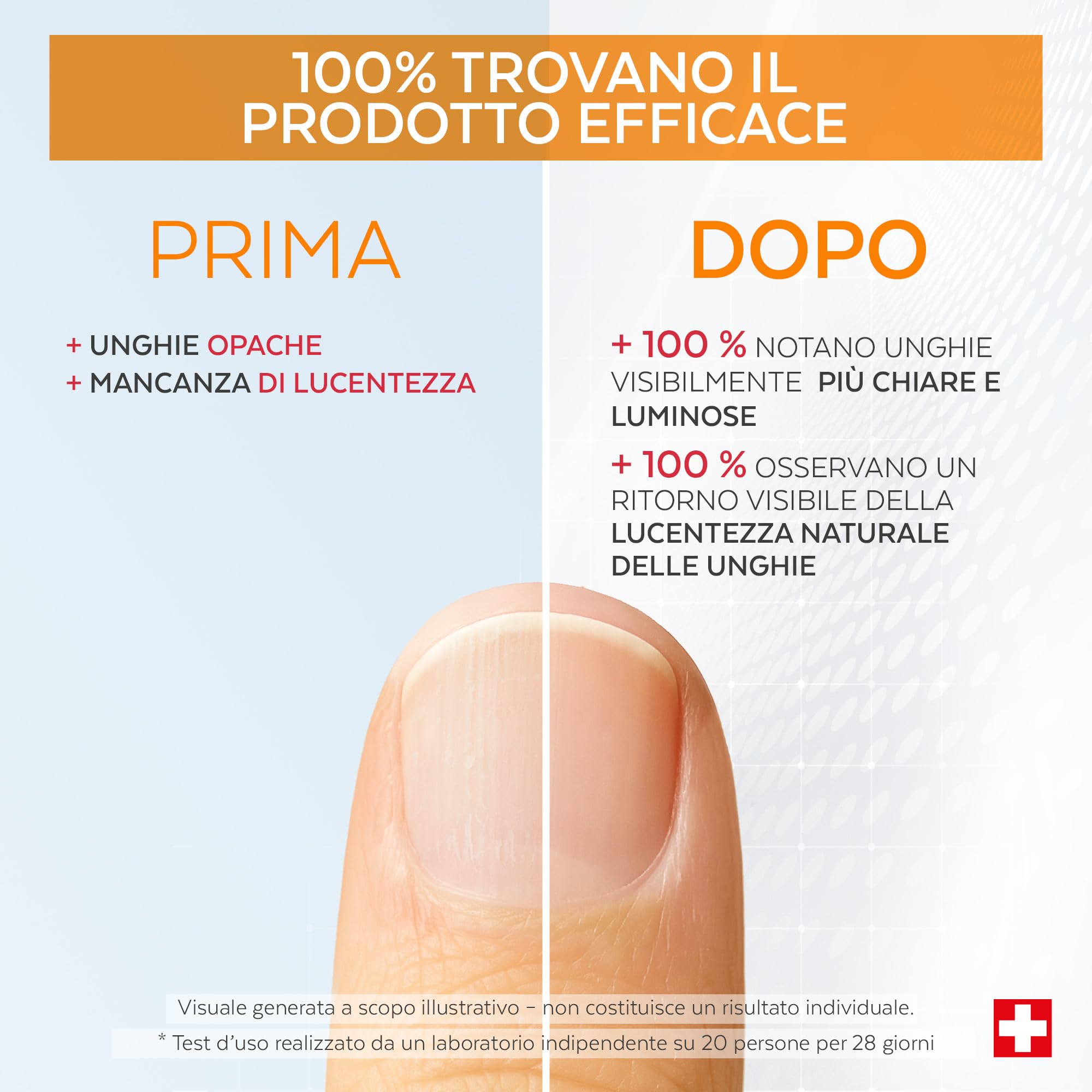 PODERM 5 in 1 Siero Booster Unghie – Vitamina C | Trattamento Illuminante e Antiossidante per Unghie Opache – 6 ML | Nutre e Rinforza L'unghia | 100% naturale – Sviluppato da un Podologo in Svizzera
