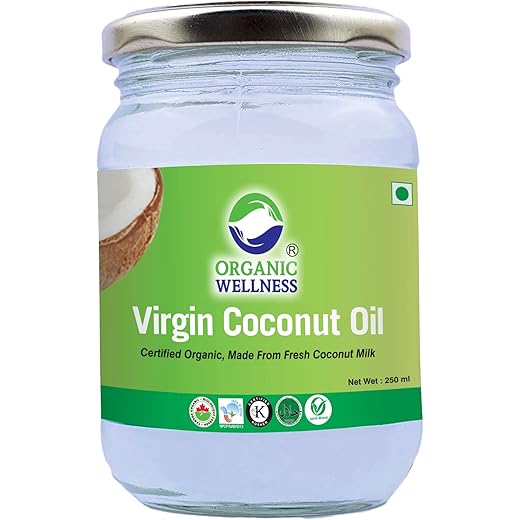 Organic Wellness Virgin Coconut Oil 250ml Bottle I Pure for