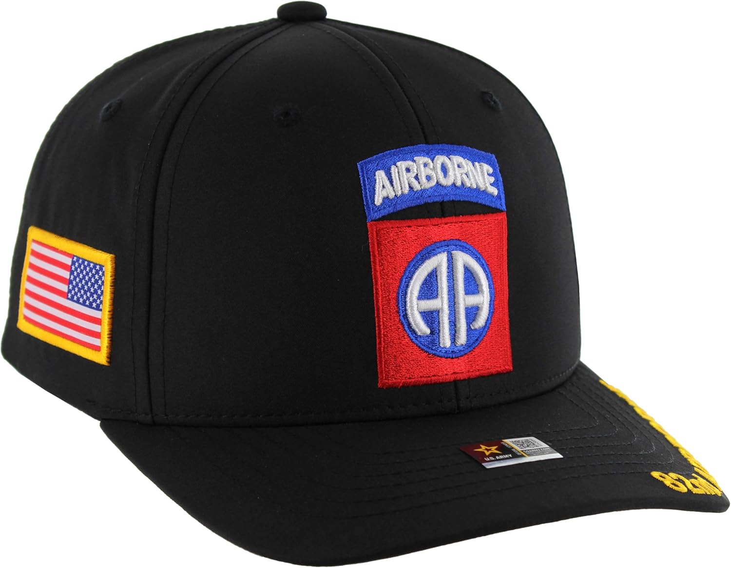 82nd 101st Airborne Hat for Men Official Licensed US Army Airborne Veteran Embroidered Adjustable Baseball Cap - Image 2