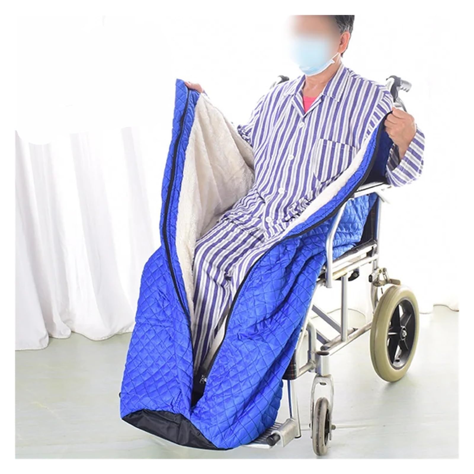 Coperta per Sedia a Rotelle Coperta for gambe for sedia a rotelle | Copertura calda for adulti Cosy Toes(Blue)