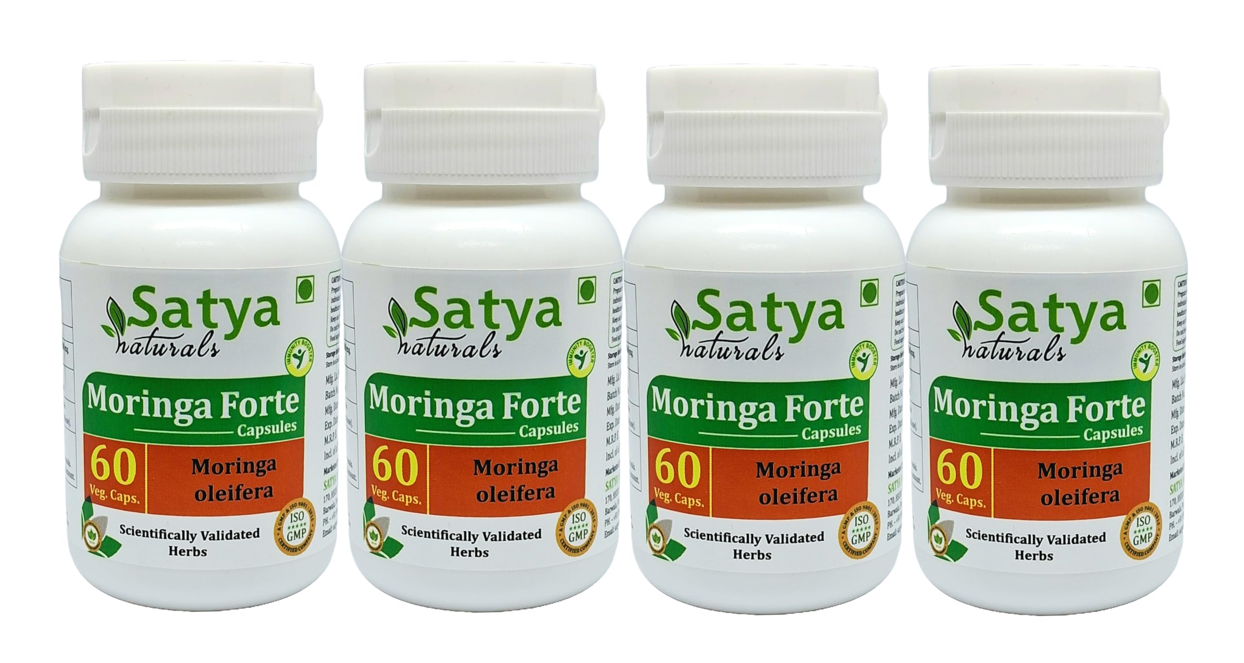 Moringa Oleifera (Moringa, Sahijan) Extract Capsules | Highest Potency, 100% Herbal Product | Pack of 60 X 500 mg. Veg. Capsules (Pack of 1 Bottle) — Amazon image 6