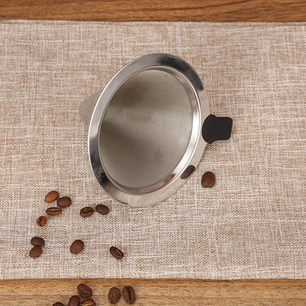 FACAIIO Ensemble de café complet comprenant un pot en acier inoxydable, une tasse, un entonnoir à filtre et un moulin en liège, pour la maison ou le bureau