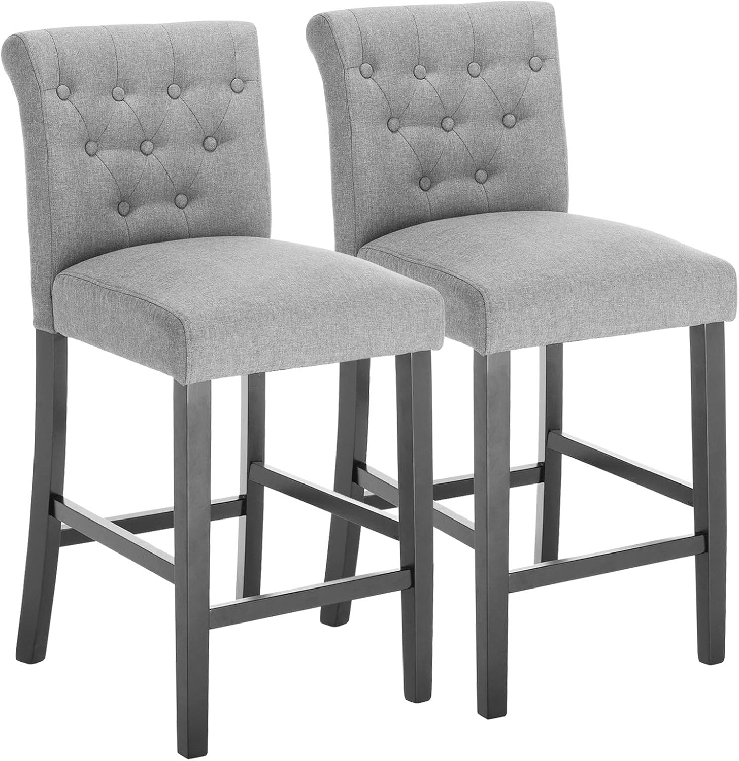 WOLTU Breakfast Kitchen Counter Chairs Bar Stools Set of 2 Bar Chairs