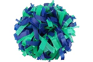 ICObuty: 6-Inch Seahawks Cheerleading Pom Poms