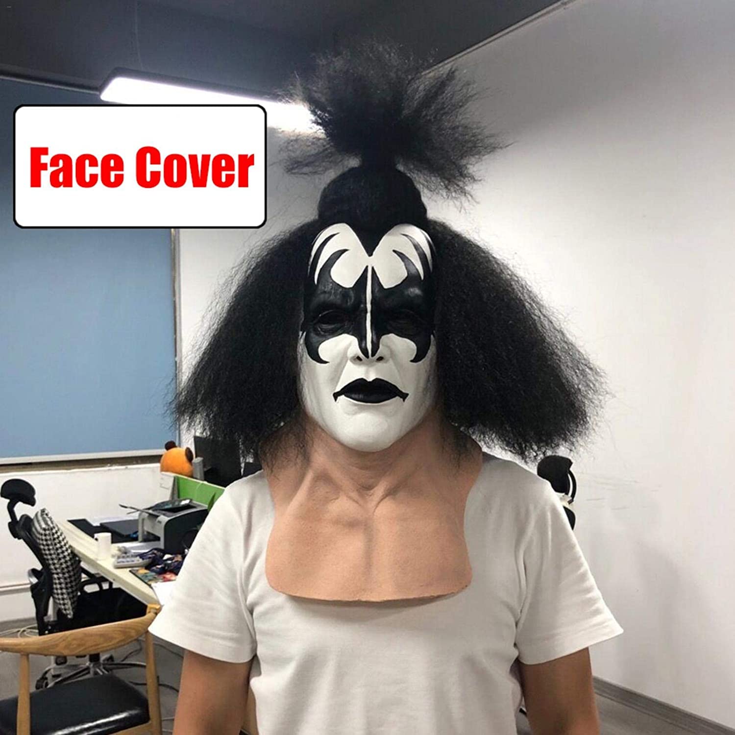 Amazon.co.jp: 電子音楽祭マスク、狂ったハロウィン恐怖党マスク