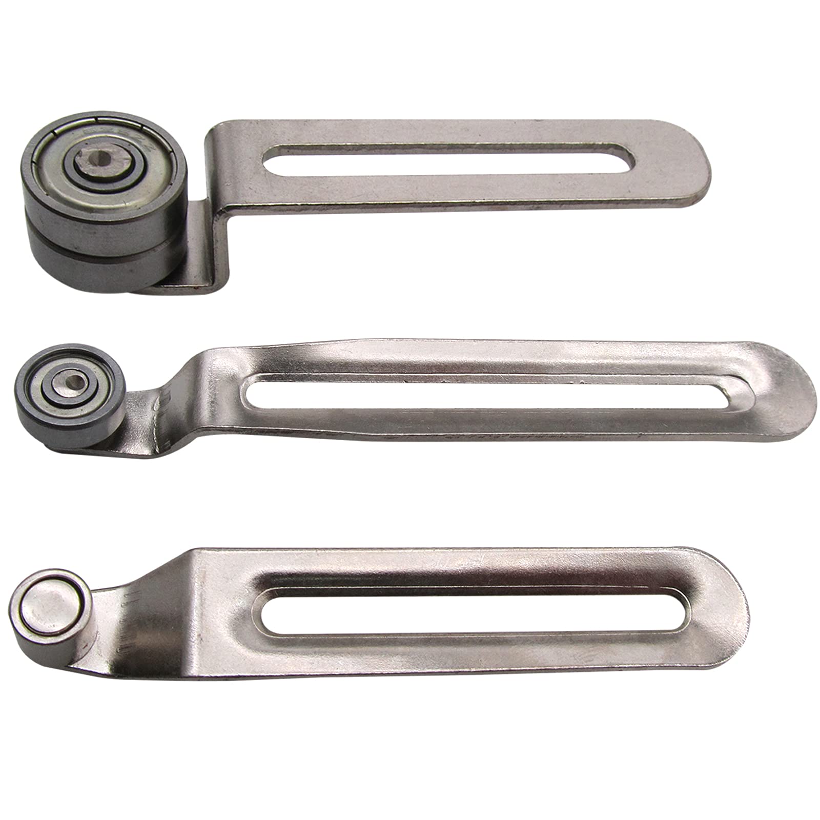 CKPSMS Brand -Roller Guide Gauge for Industrial Single/Double Needle/Walking Foot Sewing Machines (3SET (A+B+C))
