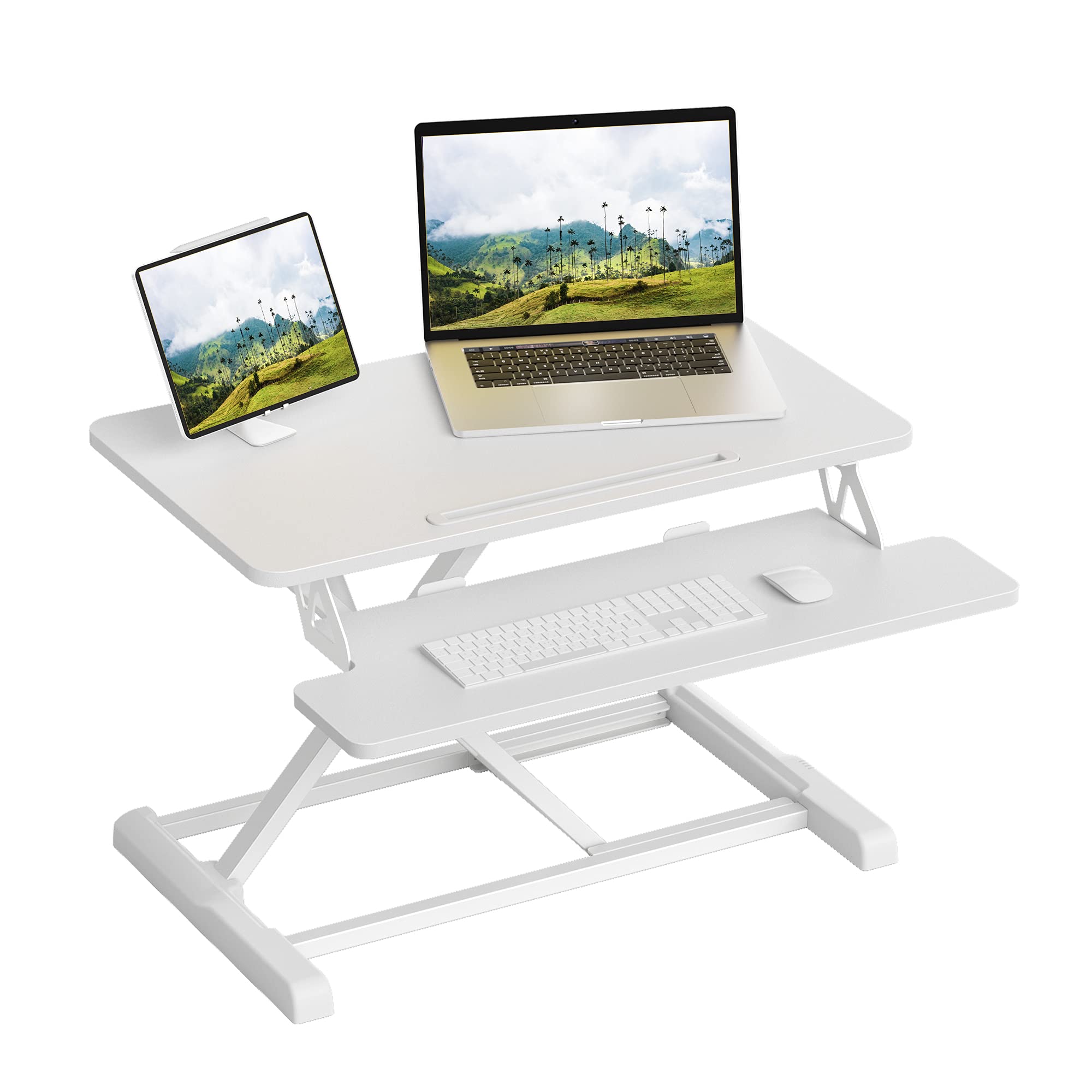 Buy FEZIBO Standing Desk Converter, 28 Inch Height Adjustable Desk