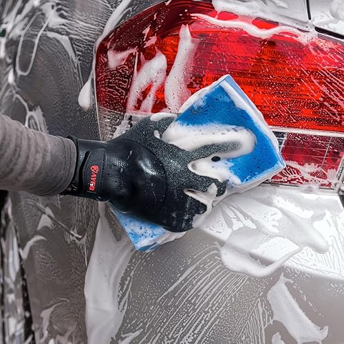 Miniatura 5 de Guantes de trabajo térmicos impermeables con aislamiento  KG140W, guantes de invierno para condiciones frías para hombres y mujeres, mano completa