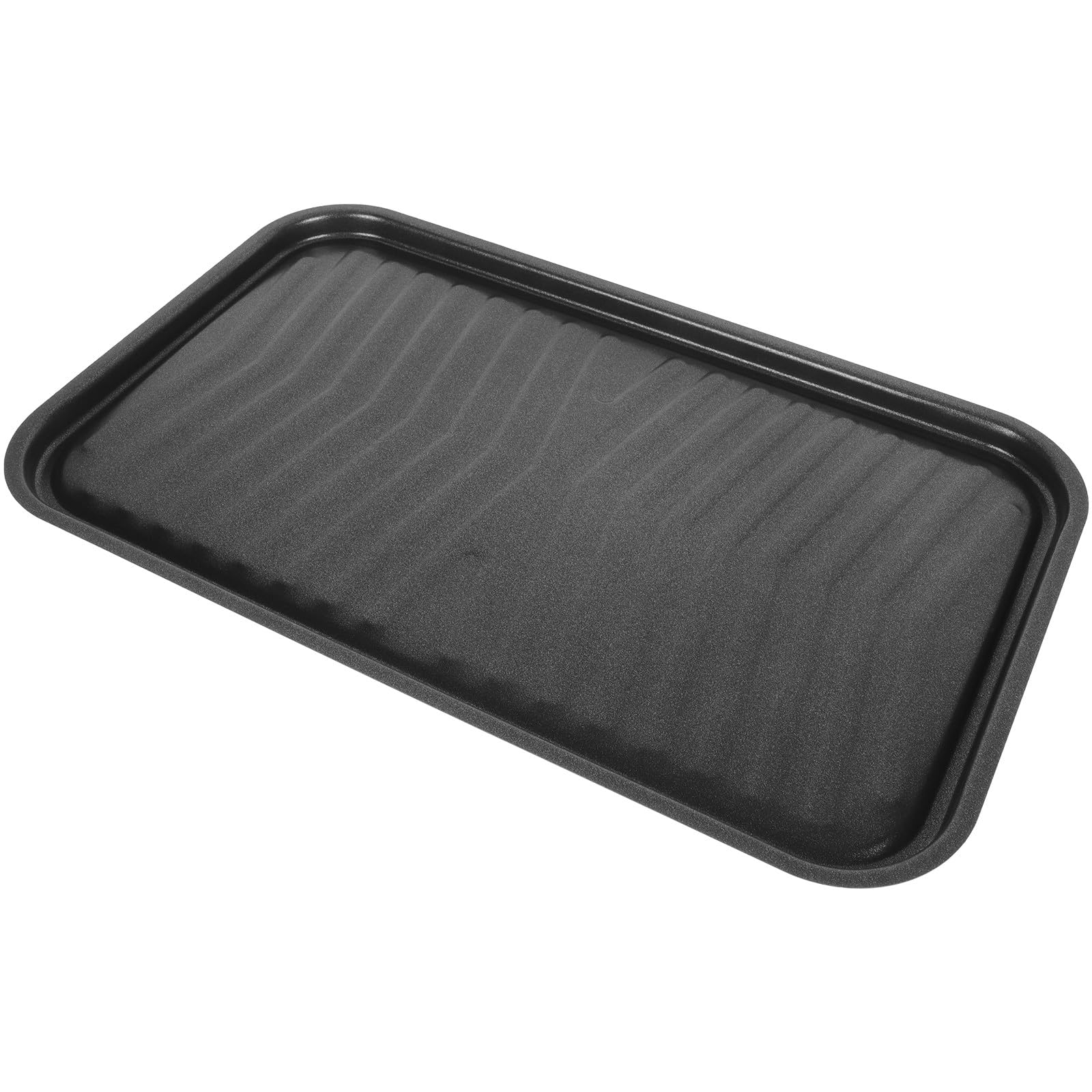 Gadpiparty Piastra Grill Antiaderente in Ferro 40x24,5 Cm per Barbecue Multifunzionale, Padella per Grigliare Pesce e Bistecca, Resistente alla Ruggine, Adatta Fornelli a Gas e Fiamme