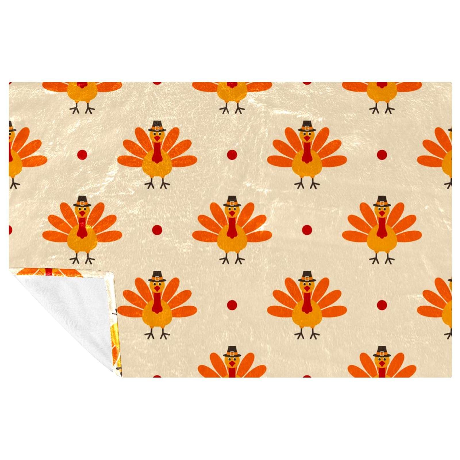 Couverture motif Thanksgiving à offrir pour un intérieur cosy