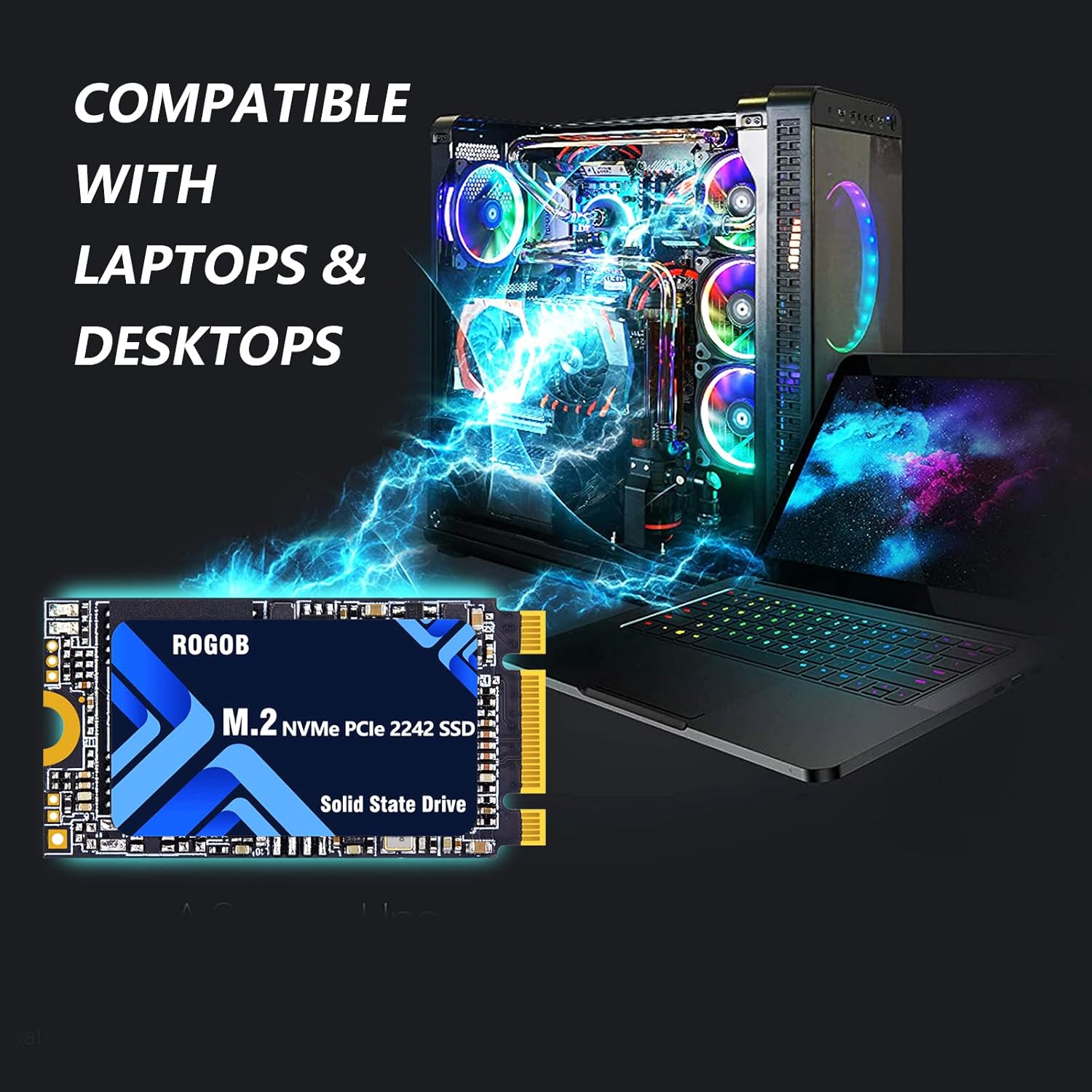 ROGOB 256GB SSD M.2 NVMe Review: Testado por 30 dias em desktop