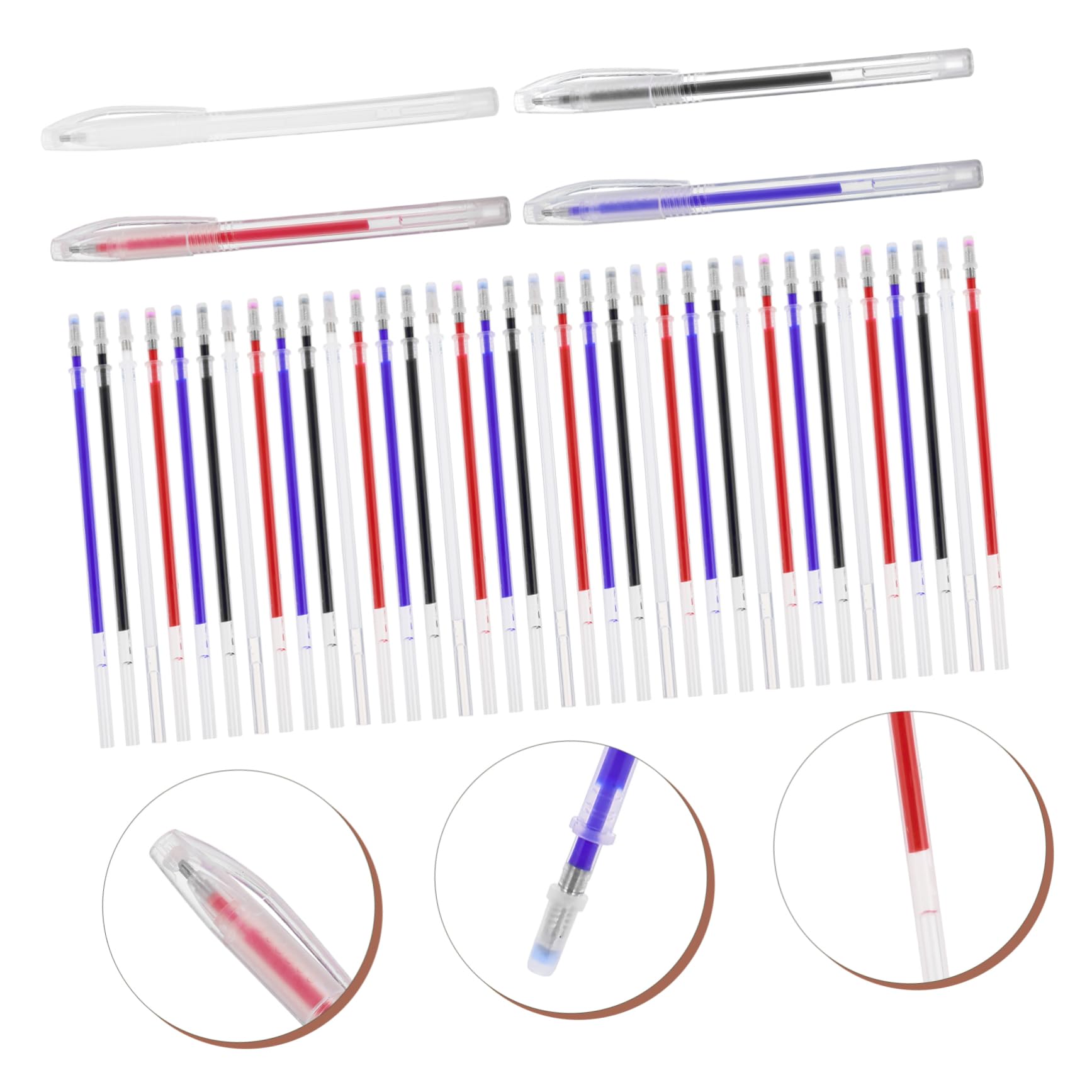 SHINEOFI 20 Set di Penne per Tessuti Cancellabili A Caldo Penna Cancellabile Penna Bianca Penna Bianca per Tessuti Penne Flair Pennarelli Penna UV Pennarello UV Astuccio