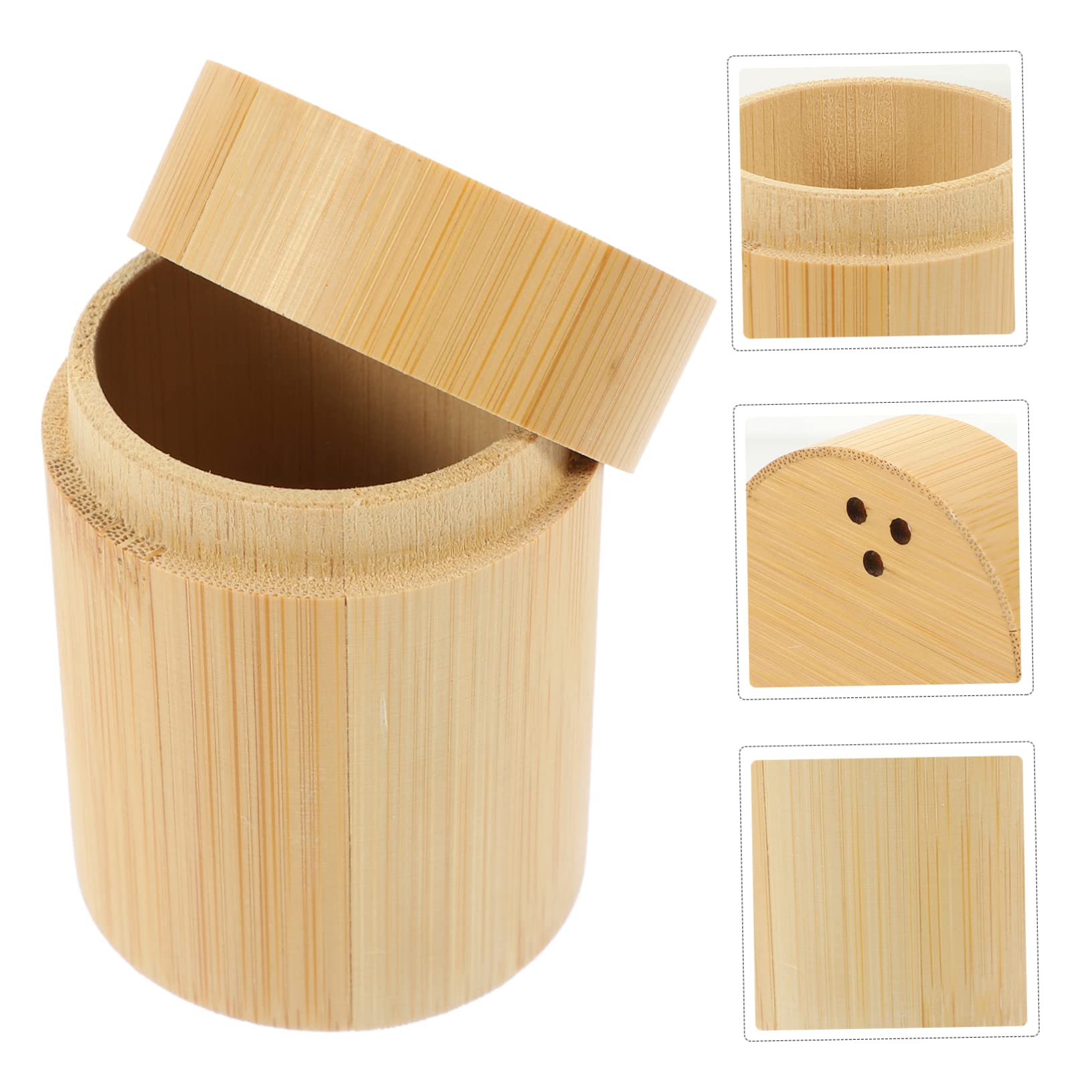 Ciieeo Decorative Toothpick Dispenser Compact Daily Accessory with Pour Out Storage Box Convenient Bud Holder for Home Hotel and Restaurant Use