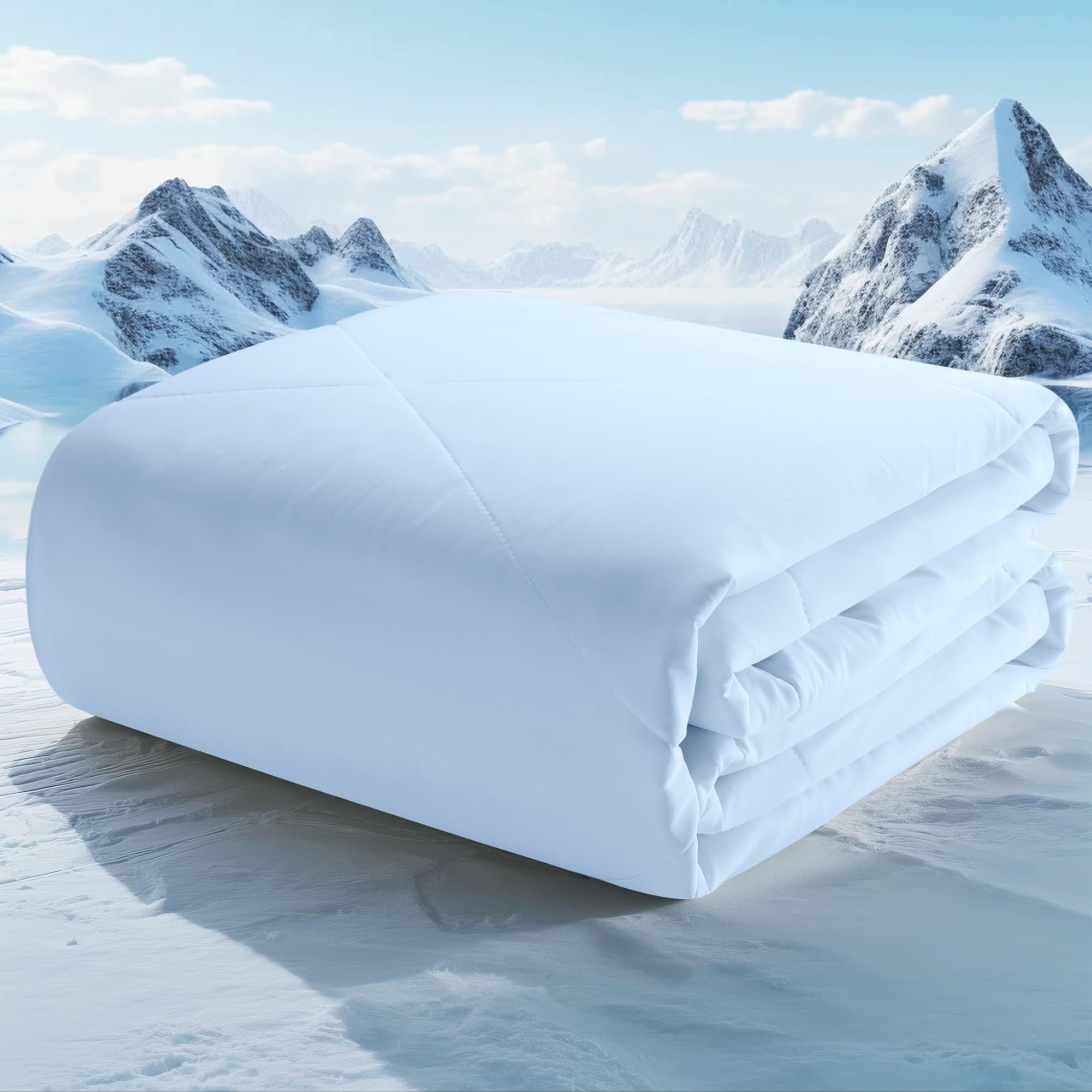 Autsel Cooling Blanket for Night Sweats & Hot Sleepers, Q-Max >0.4 High-Cooling Fibres, Summer Blanket