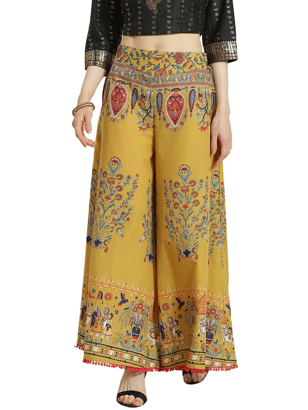 juniper Women's Relaxed Fit Cotton Palazzo-picture-22