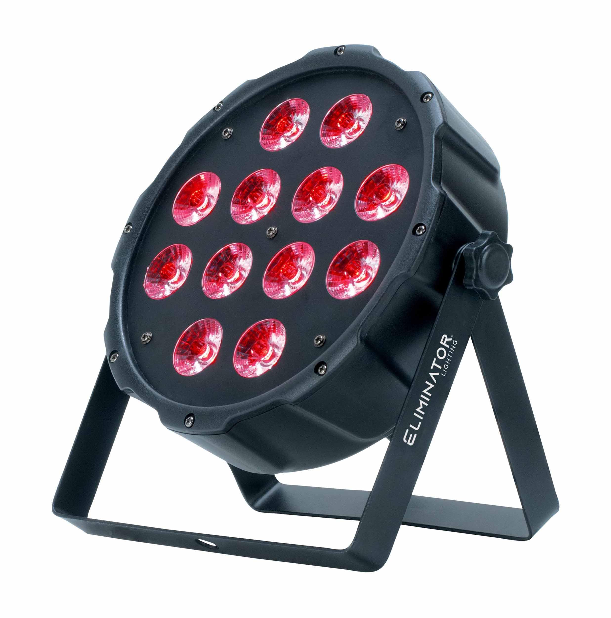Photo 1 of ***FOR PARTS /  HAS A CRACKED FRAME*** Eliminator LP 12 Hex 12X5W RGBWA+UV LED Par Light