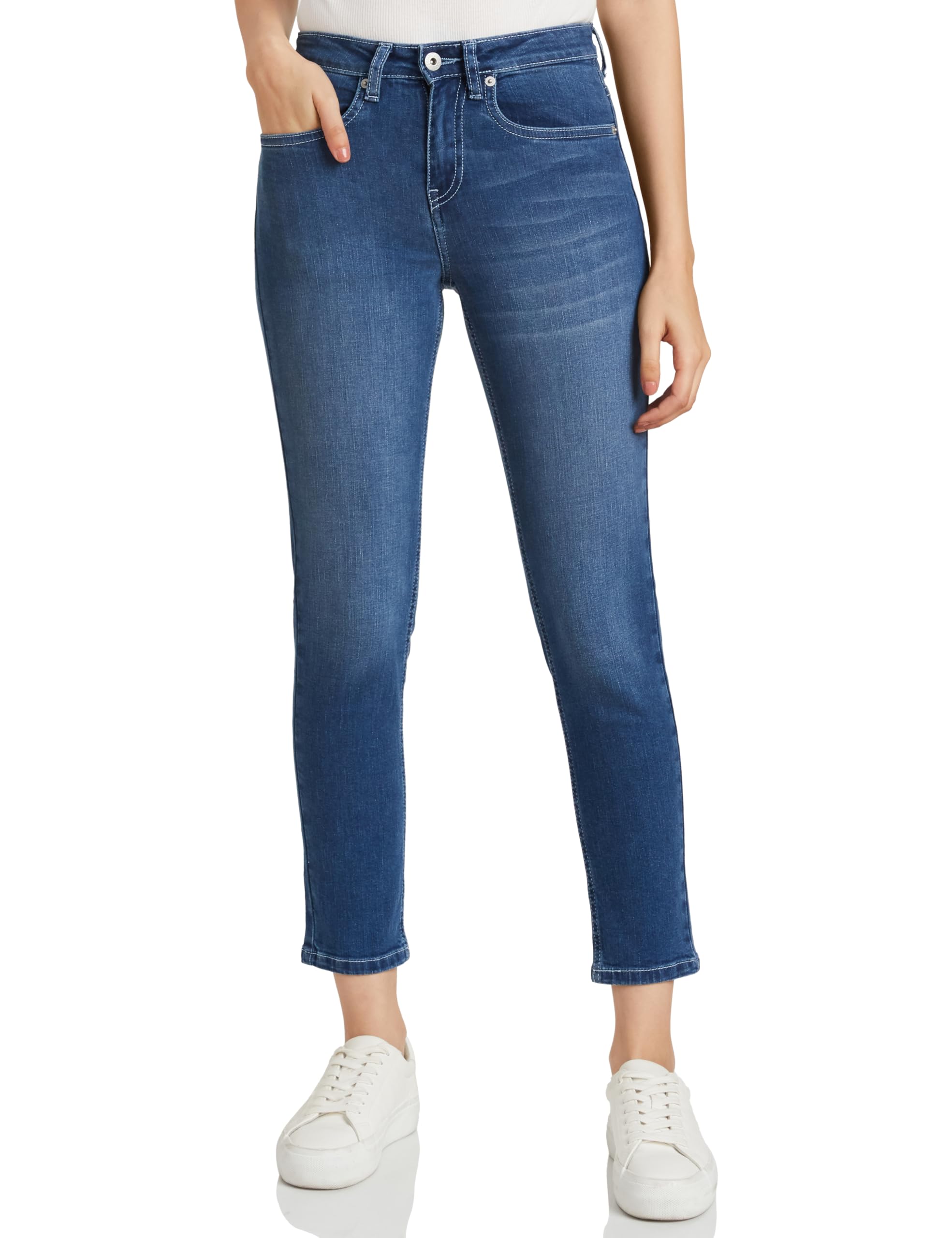Women's Slim Fit Jeans (Mid Rise | Ankle Length | Stretchable Fabric)