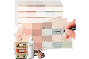 Whaline 400Pcs Self-Laminating Baby Bottle Labels for Daycare