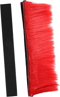 ibasenice 2 Pçs Capacete Cockscomb Decoração Capacete Peruca Trajes Peruca Capacete De Cabelo Falso Peruca Capacete Mohawk Ornamento Capacete Tranças Motocicleta DIY Peruca Homens E