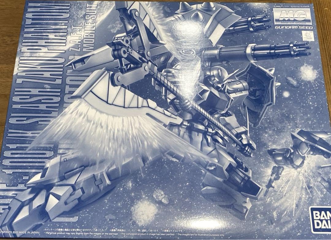 Amazon.co.jp: 1/100 MG ZGMF-1001 スラッシュザクファントム(イザーク 