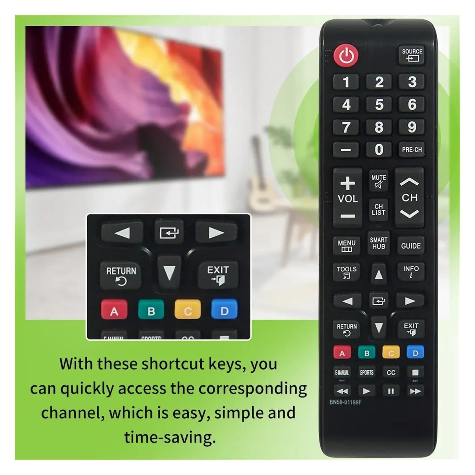 Télécommande Smart TV 1/3/5 pièces