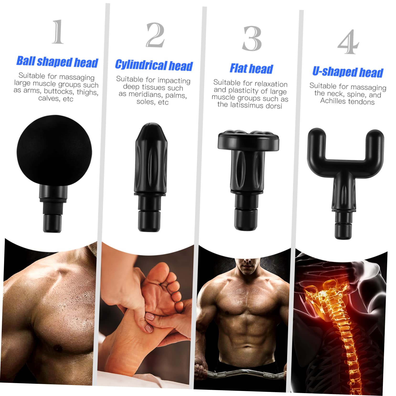 Mini de Masajeador Portátil Percusión USB para Relajación Muscular