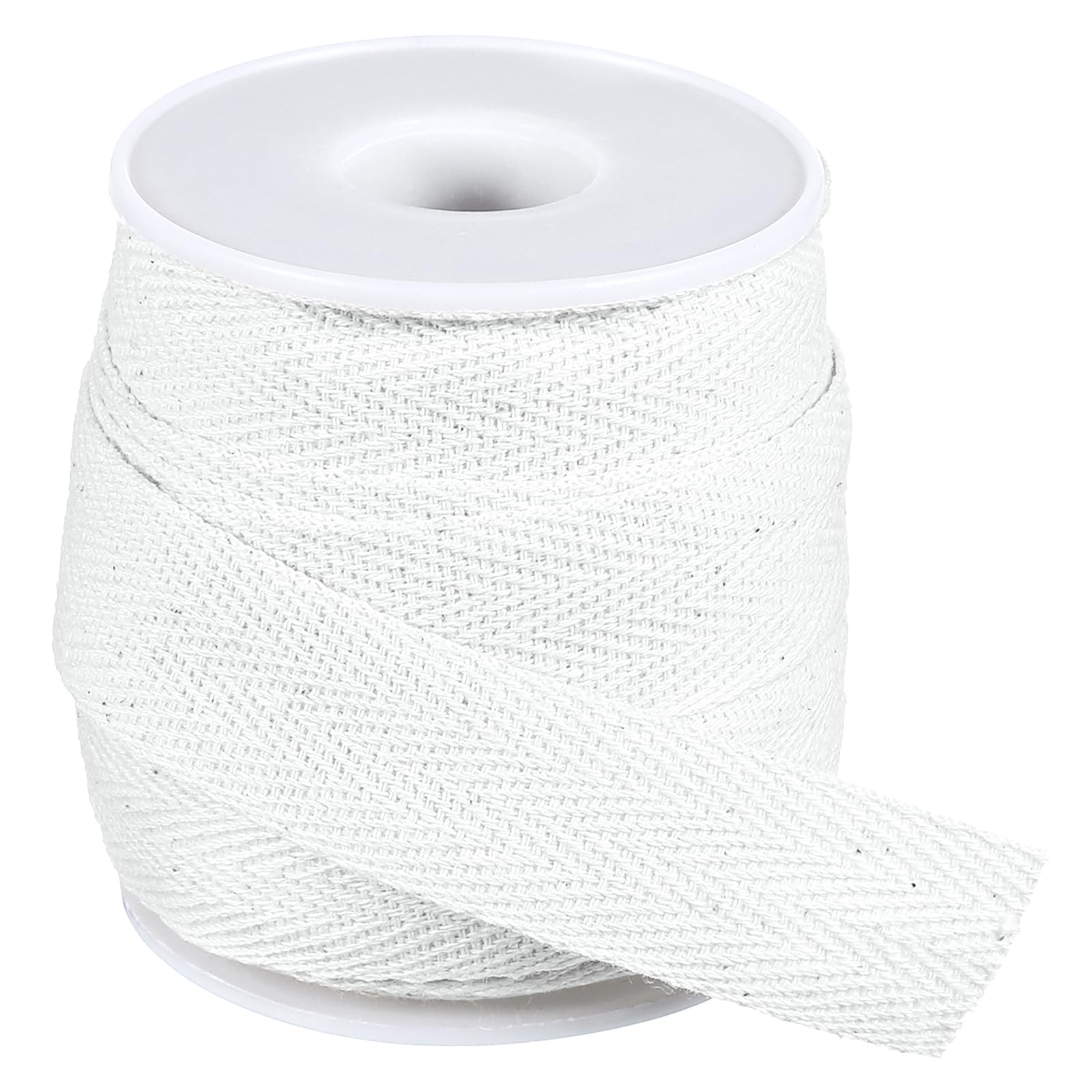 PATIKIL White Cotton Drawstring Cord, 9.14m x 2cm, Replacement for Hoodie Sweatpants, Shoelaces, Craft Projects