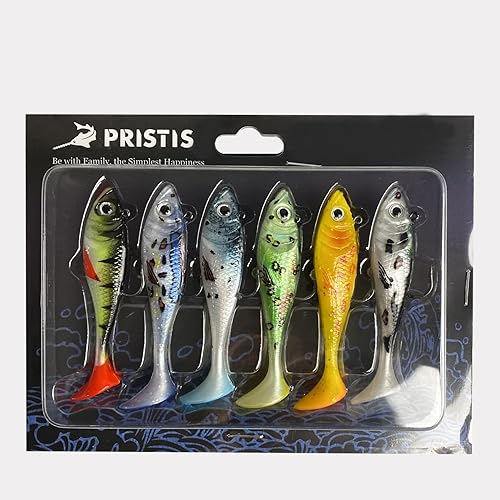 Miniatura 9 de Pristis Jig Head Fishing Lures for Freshwater Saltwater, Weedless Swim Jig Teasers with Sharp Hooks & Exquisite Coating, Pre-Rigged Vibrating 6