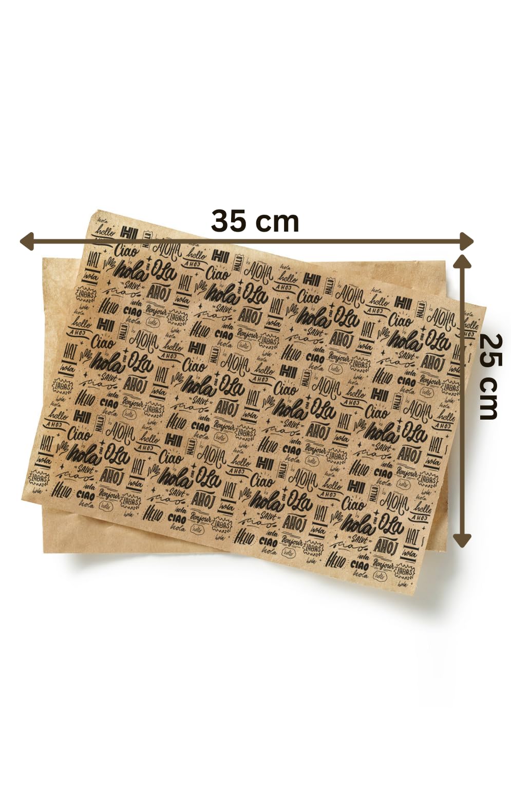Inoverse 1000 arkuszy papieru do burgerów – 25 x 33 cm, papier do owijania, do pakowania, frytek, kanapek, gazet do artykułów spożywczych, akcesoria do hamburgerów, przyjazny dla środowiska