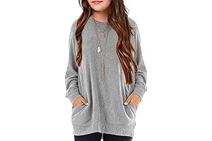 Grey Shirts for Preteen Girls