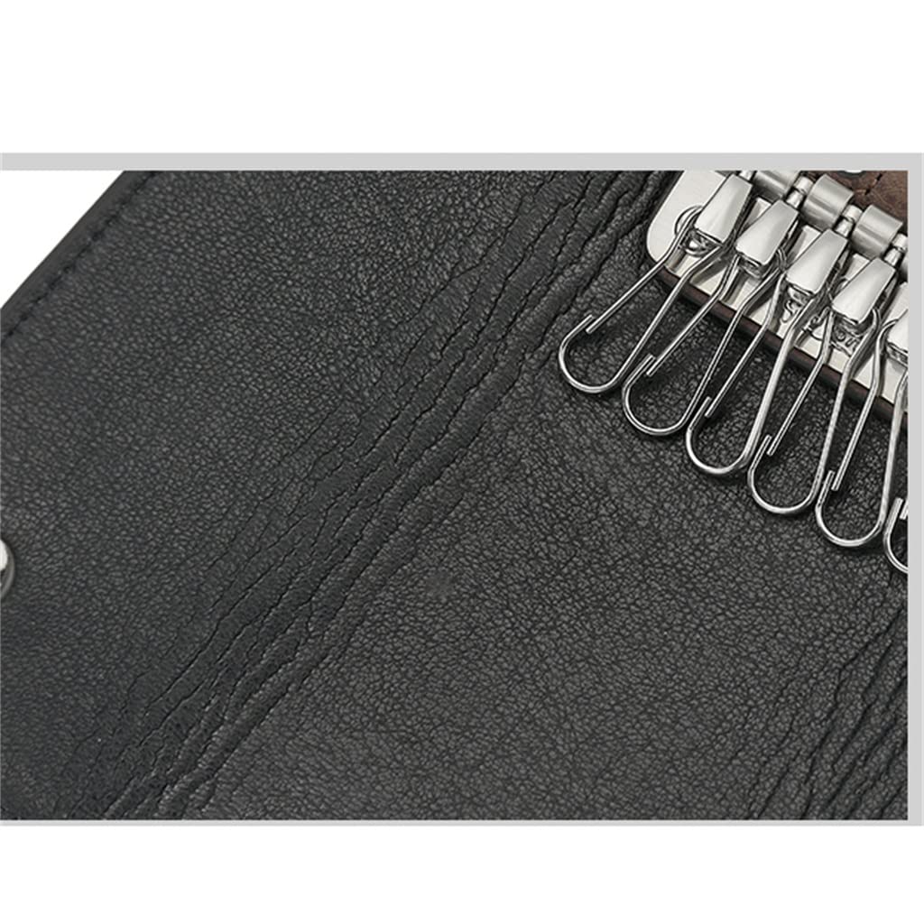 Rimani organizzato ed Elegante con Un Porta Carte in Pelle Fatto a Mano, Portachiavi retrò, Perfetto per Le Donne Sempre in Movimento