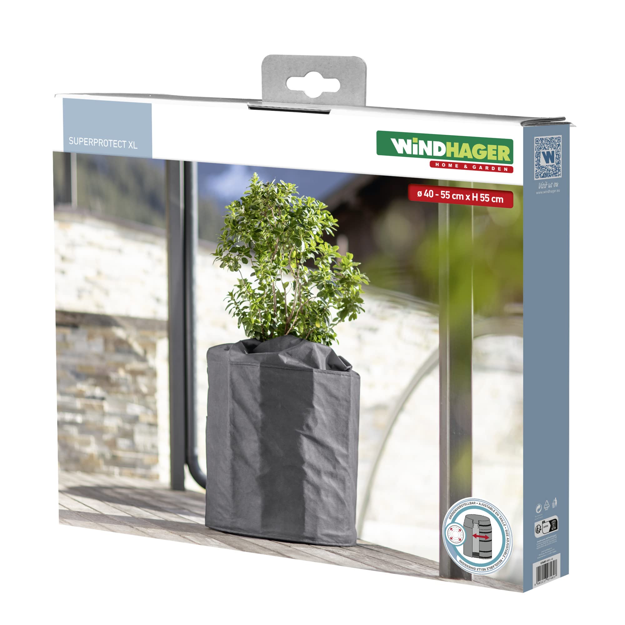 Protection Hivernale Pour Pot «Superprotect», 35 Cm