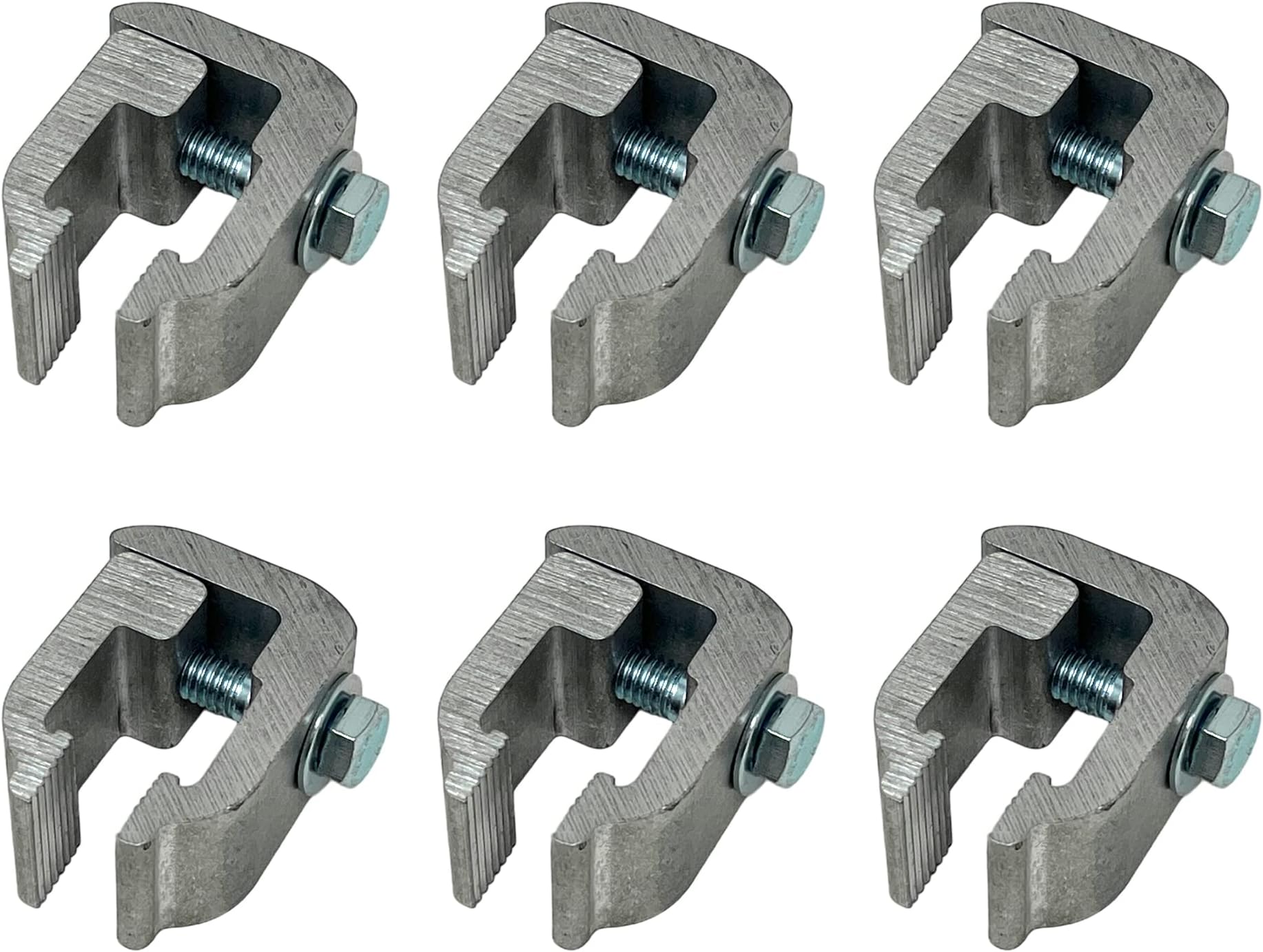 G-16 1.75 Bolt Pinch Clamps for Inside Mount Tonneau Covers (6 Pack). Made in USA with 6000 Series Structural Aluminum to Ensure Quality and Strength