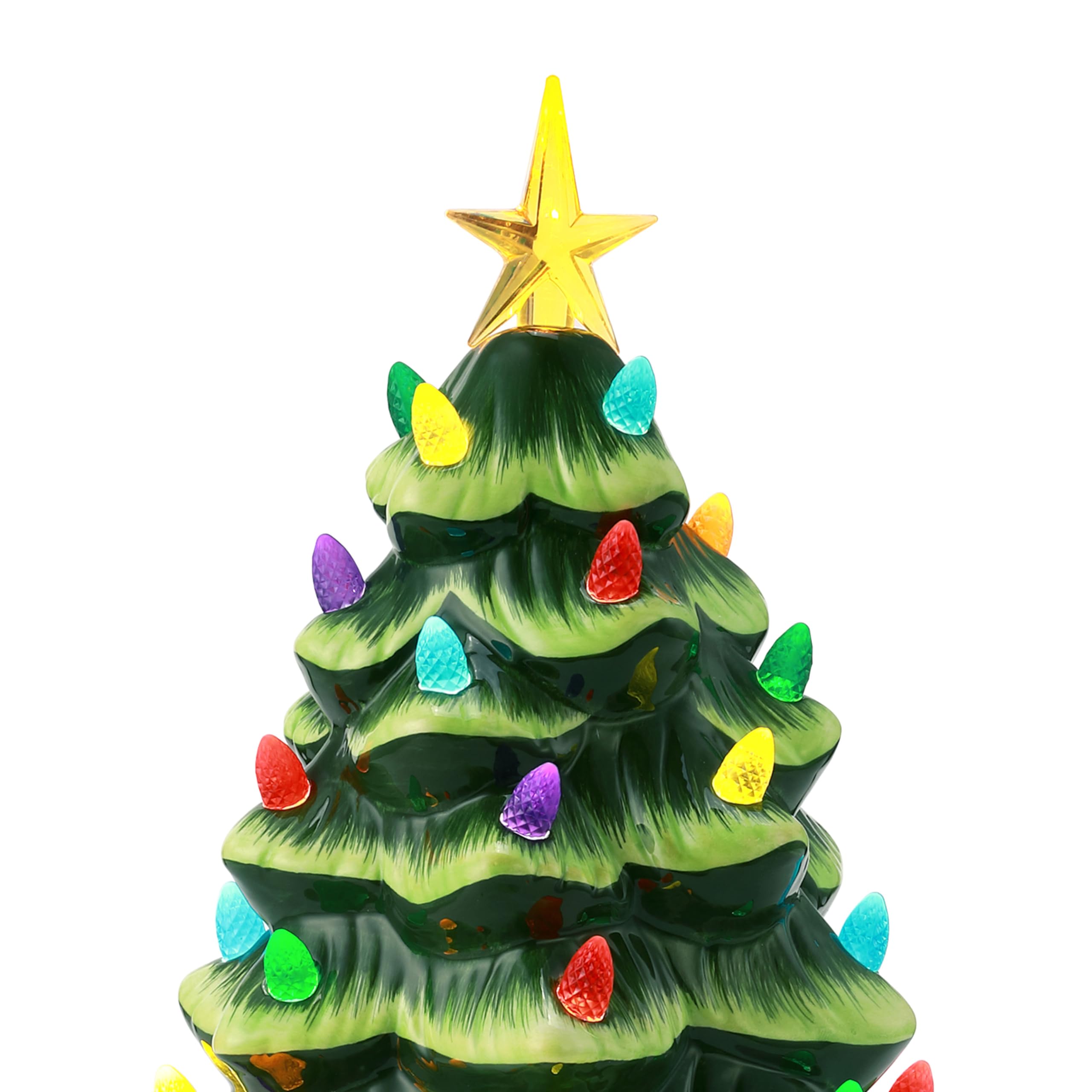 Mr. Christmas Nostalgic Ceramic Christmas Tree with LED