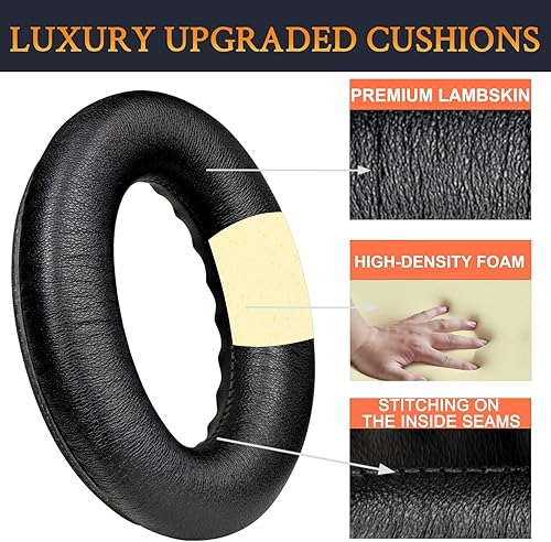 Miniatura 5 de SoloWIT Almohadillas de repuesto para auriculares Bose QuietComfort 15 QC15 QC25 QC2 QC35Ae2 Ae2i Ae2wSoundTrue y SoundLink serie alrededor de la