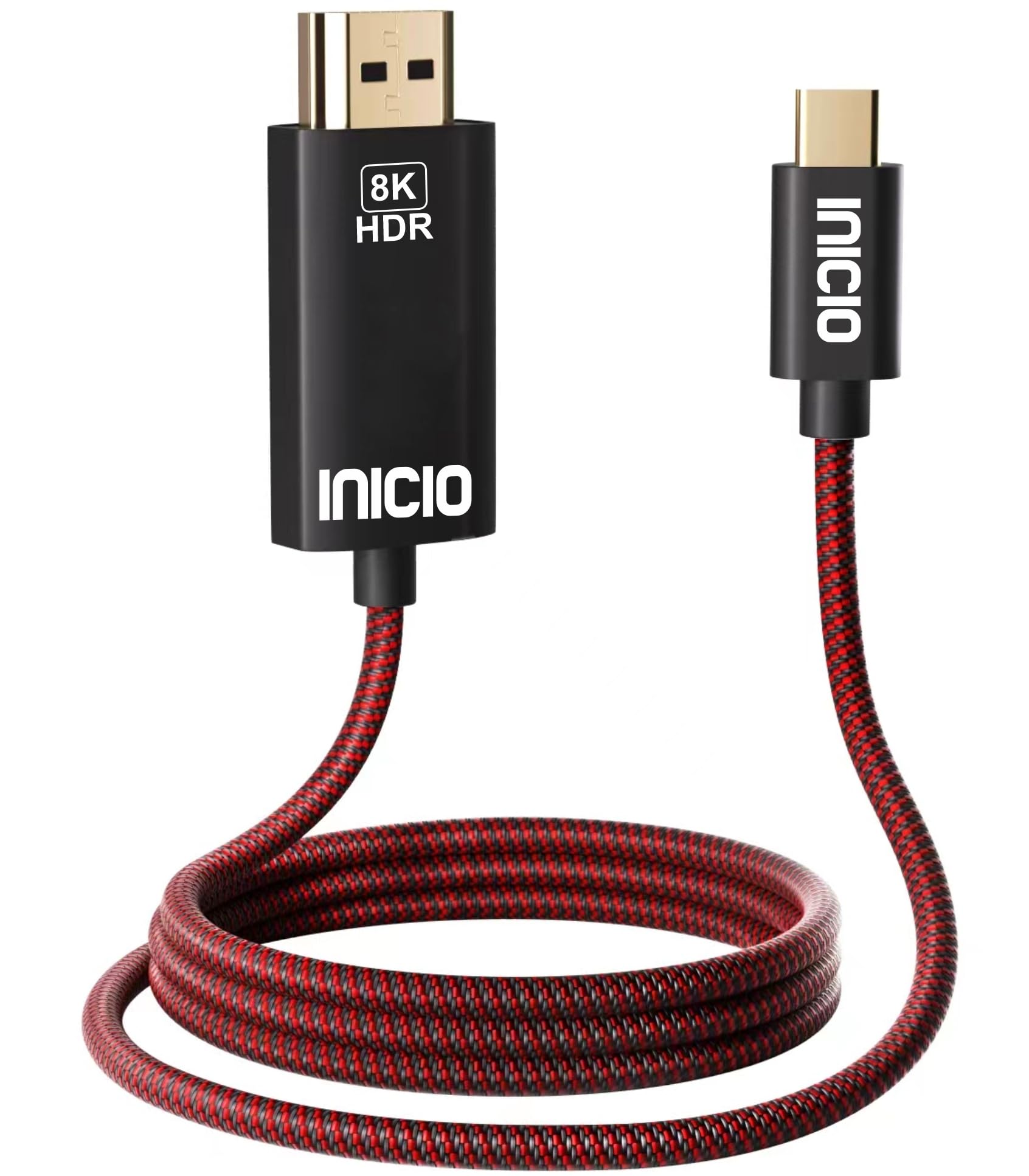 See full amazon price history chart for INICIO 8K USB C To HDMI 2.1 Cable 1.8m (8K/60Hz,4K/144Hz,2K/240Hz) HDCP2.3 HDR10 Type C Thunderbolt 3/4 Compatible For MacBook Pro/Air, iPad Pro, Galaxy S23 S22, XPS 13/15, iPhone 15 etc INICIO 8K USB C To HDMI 2.1 Cable 1.8m (8K/60Hz,4K/144Hz,2K/240Hz) HDCP2.3 HDR10 Type C Thunderbolt 3/4 Compatible For MacBook Pro/Air, iPad Pro, Galaxy S23 S22, XPS 13/15, iPhone 15 etc (B07TXQLNG3) Amazon Price History, Amazon Price Tracker