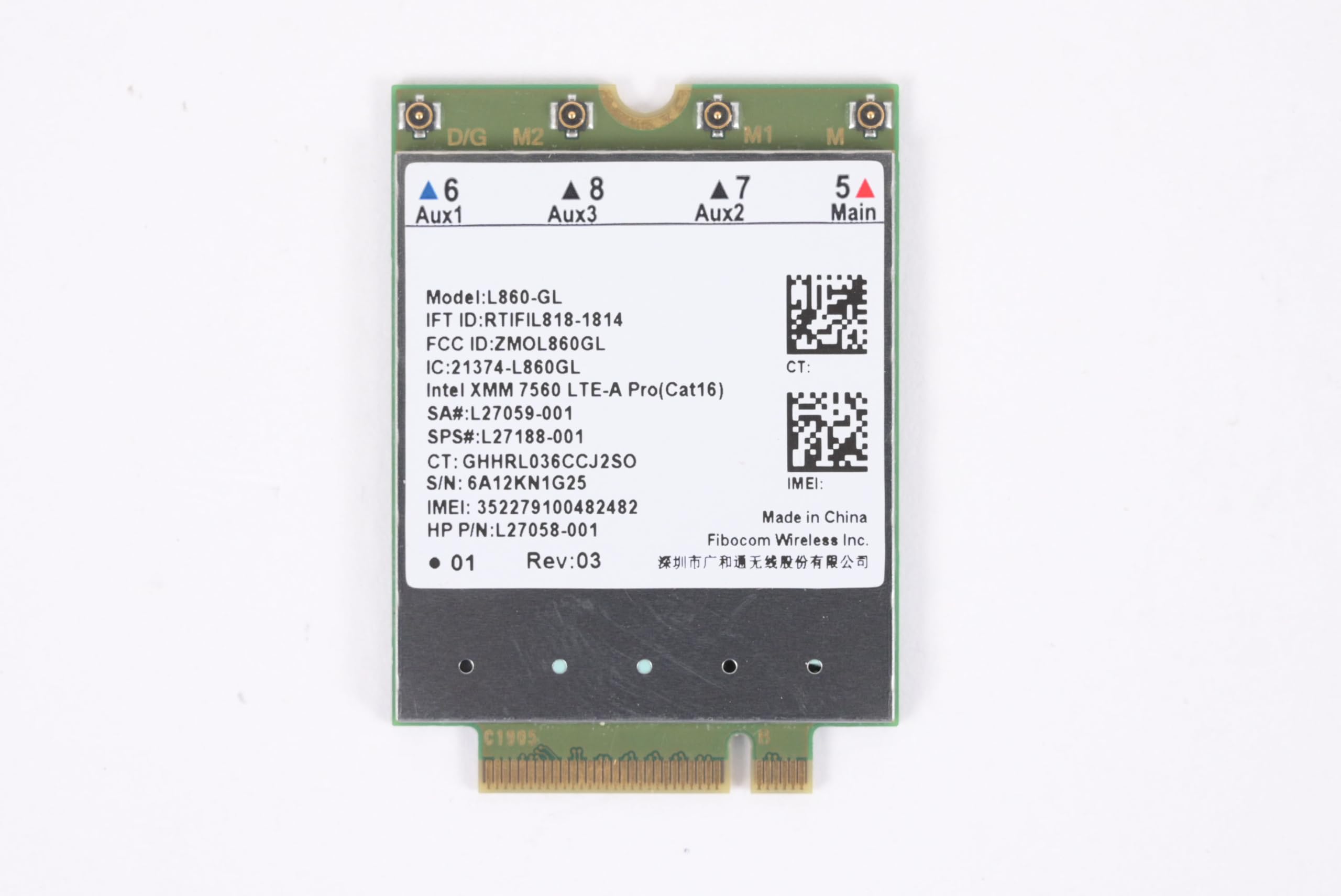 Amazon.com: Ebid Dealz Replacement for Fibocom L860-GL 4G