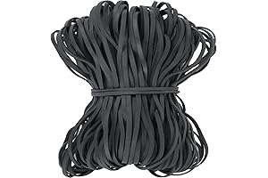Exceptional Large Black Rubber Bands for Strength and Versatility
