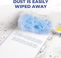 Vista 7 de Recambios de plumero de alta resistencia de 360 para Swiffer, 20 repuestos de plumero con 1 mango, muebles de polvo, persianas, ventiladores