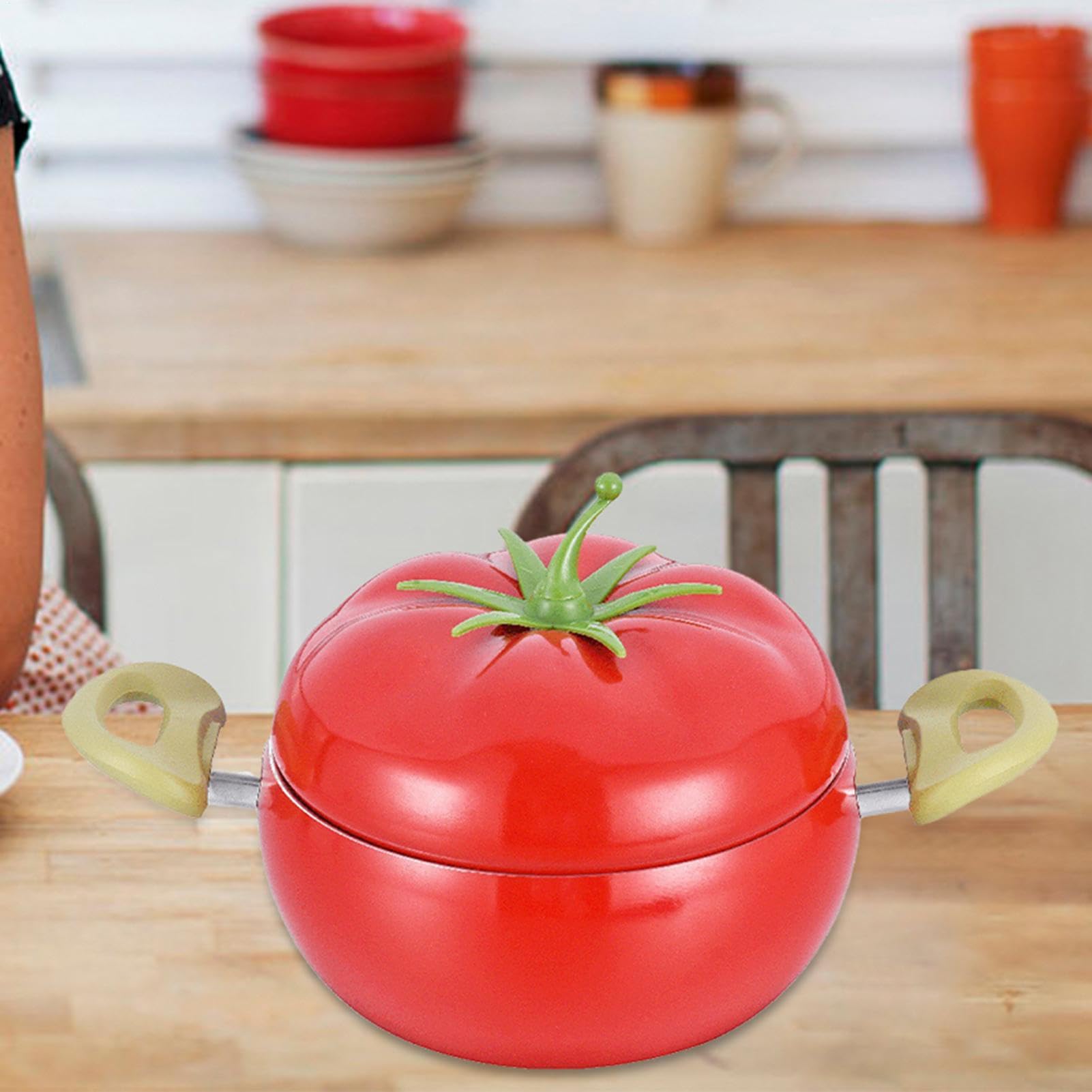 Pentola Per Sugo Con Coperchio Pratico E Multiuso Antiaderente A Forma Di | Padella Profonda Per Pasta, Zuppa, Spaghetti, Conserve, Bollire, Cottura A Fuoco Lento