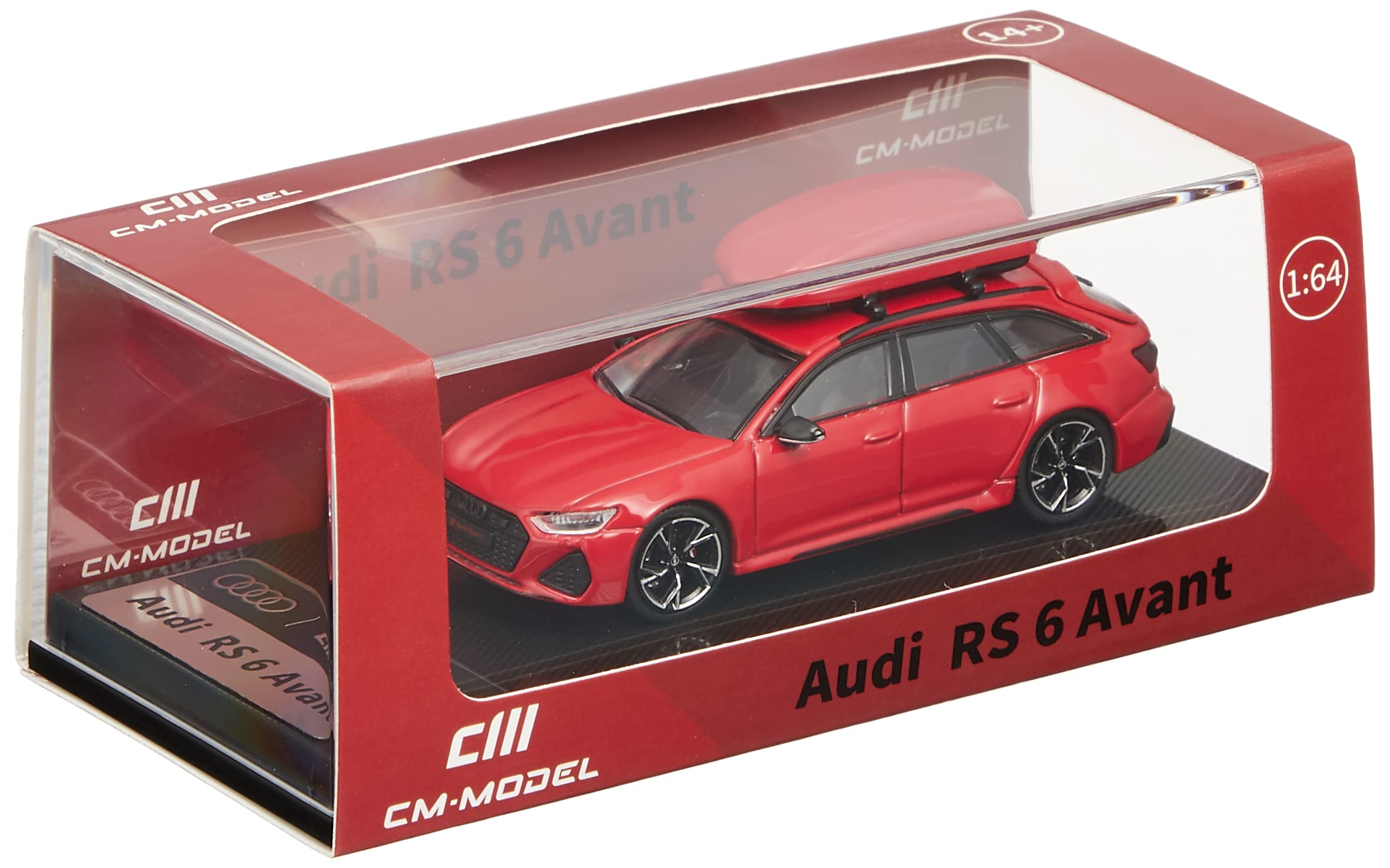 Amazon | CM MODEL 1/64 アウディ RS 6 アバント タンゴレッド w