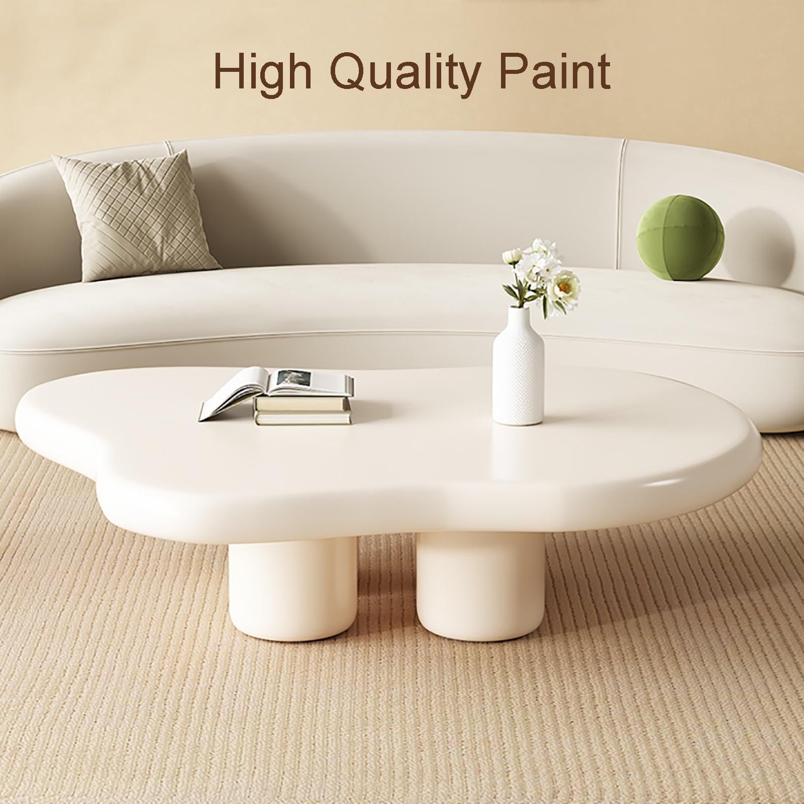 Amazon｜リビングルーム用クラウドコーヒーテーブル、不規則な形