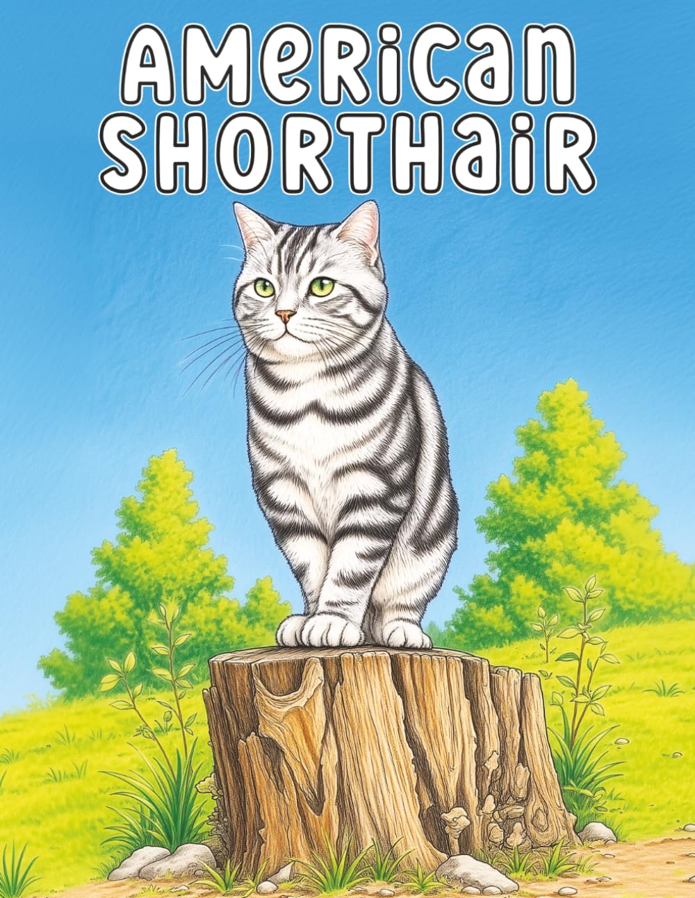 American Shorthair: Heartwarming and relaxing cat scenes filled with playful moments, gentle expressions, and cozy everyday charm for creative stress relief (My Cute Cats Collection)
