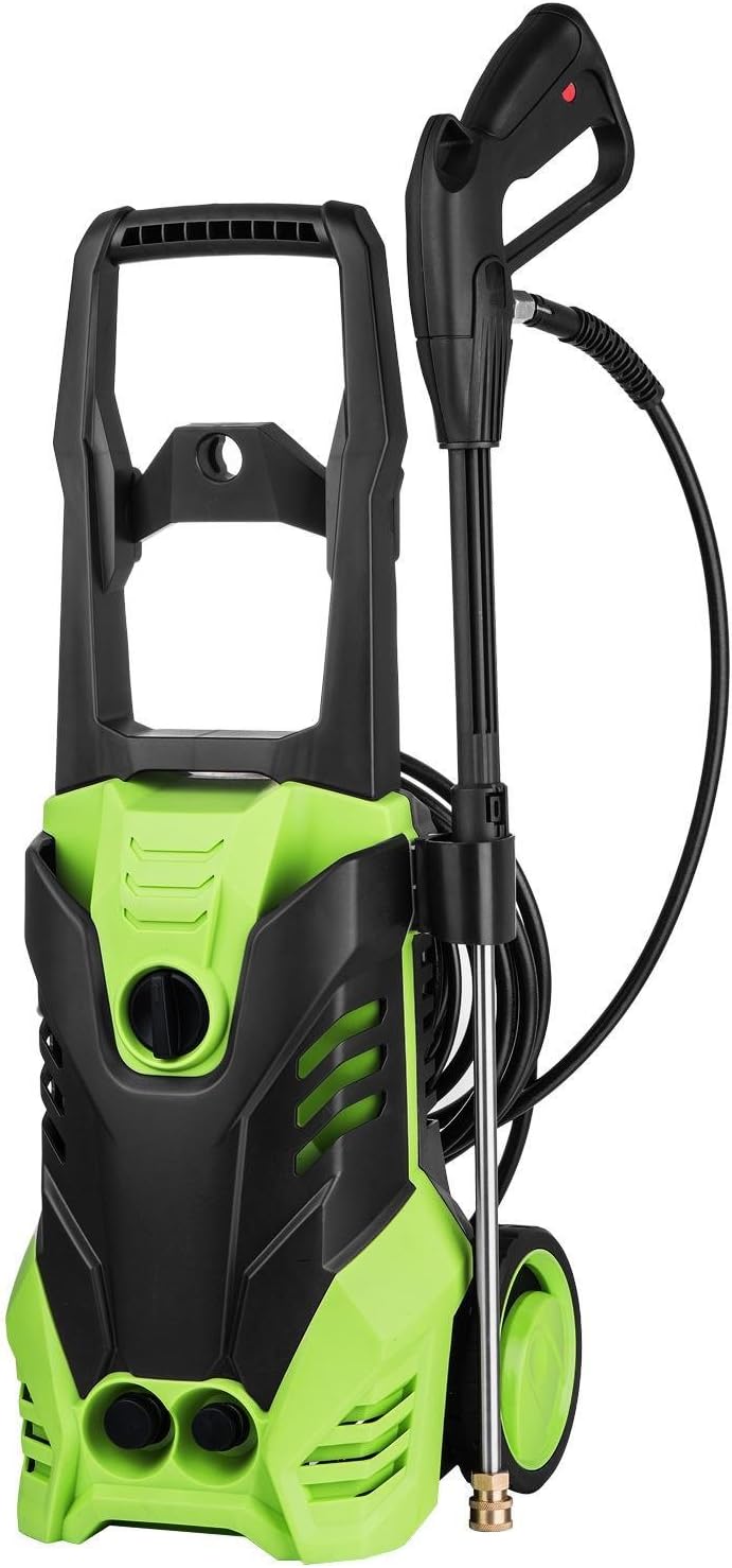 Cheesea 1800W 2200PSI 1.7GPM Electric Green High Pressure Soap Applicator Washer