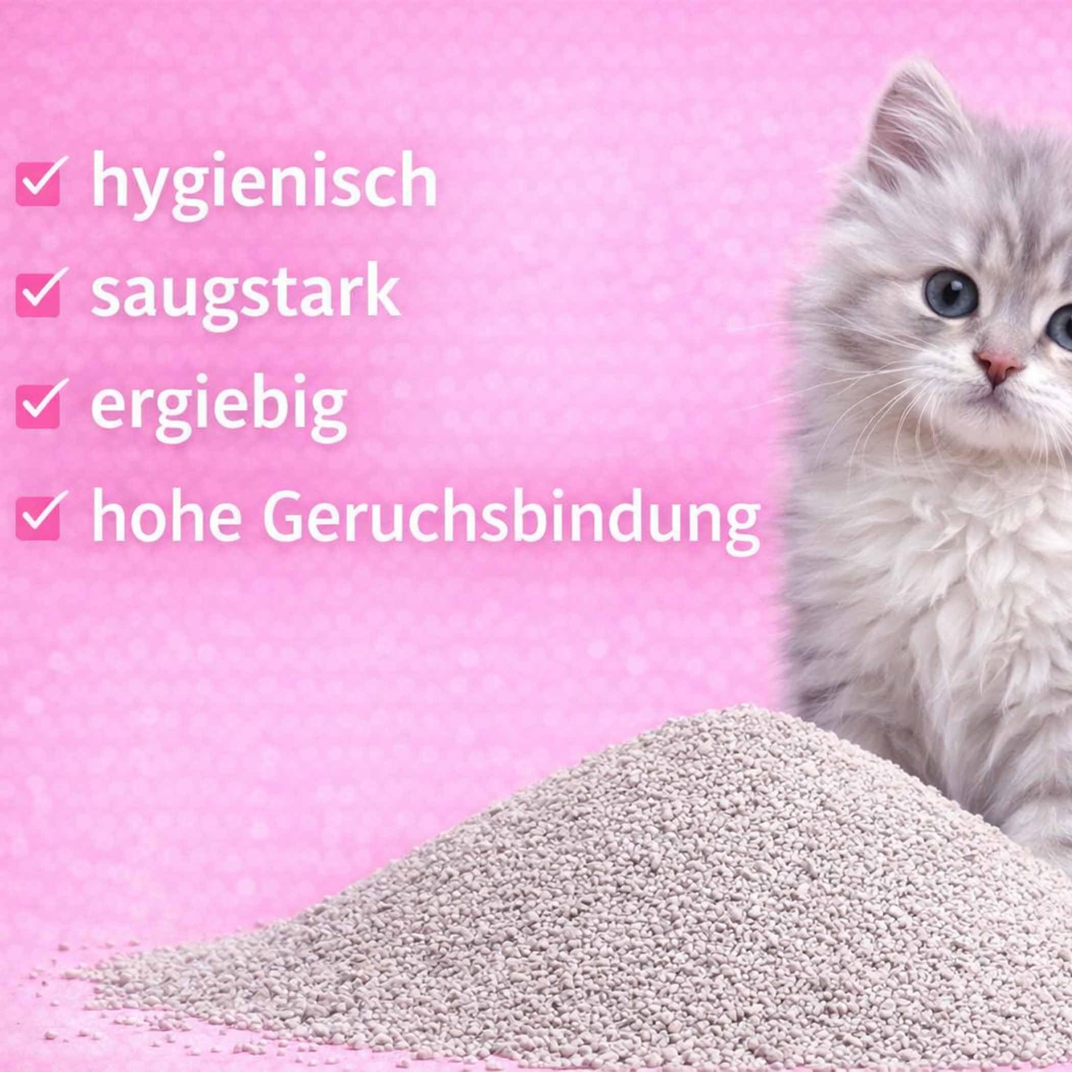 2x15 kg CANCAT Excellent kanadische Premium Katzenstreu Klumpstreu Babypuderduft