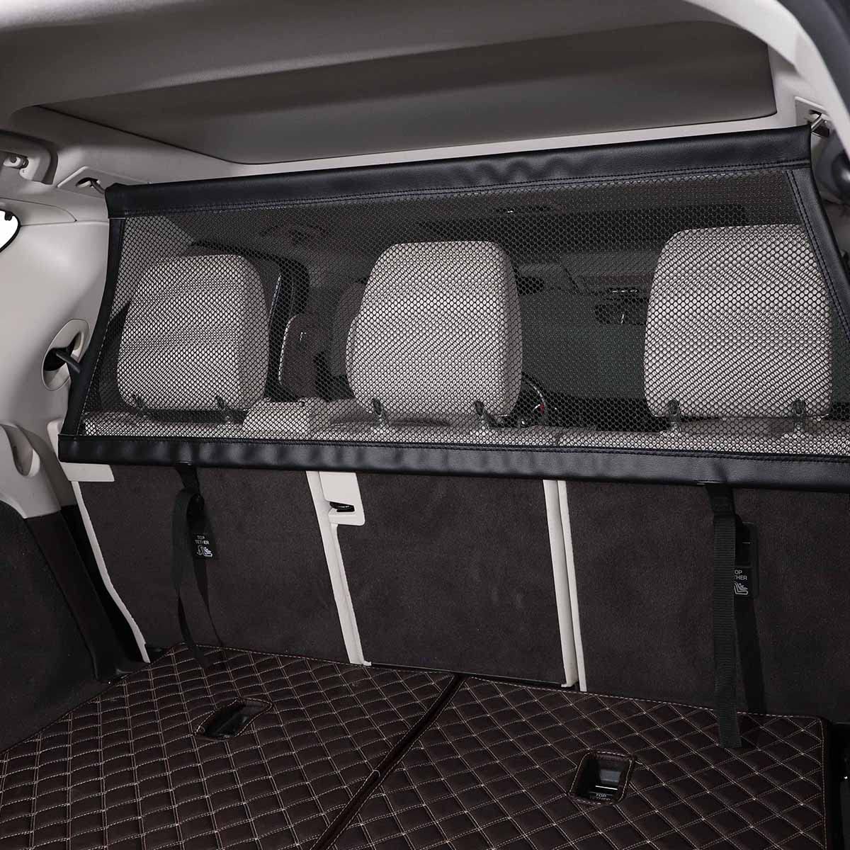 Red de aislamiento del maletero del coche, red de carga del organizador del maletero para Land Rover Discovery 5 2017-2022