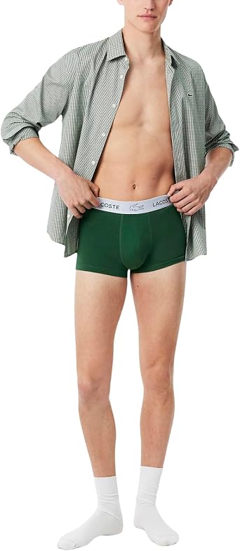 Lacoste 3-Pack Stretch Cotton Trunks
