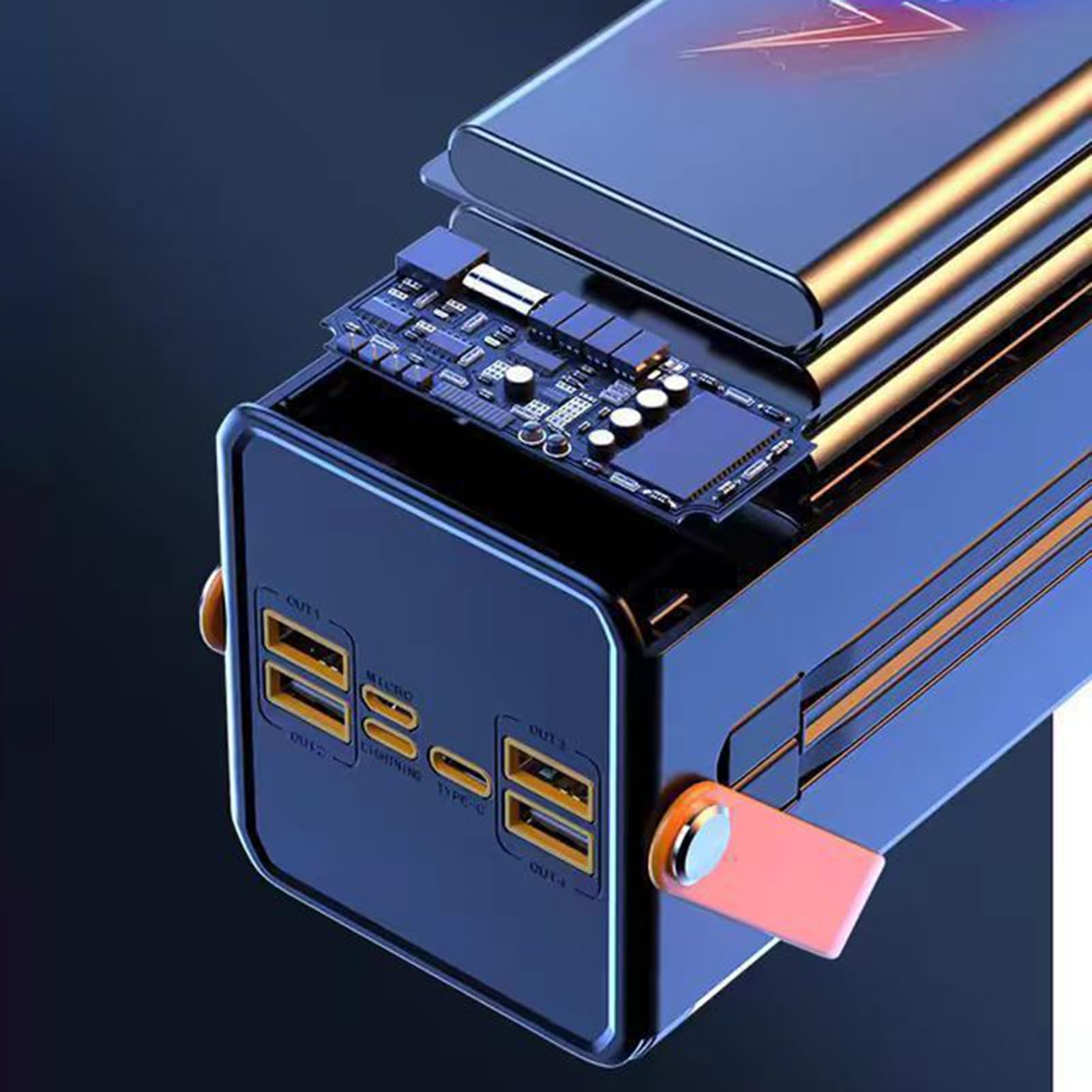 Batterie d'alimentation Solaire Portable 50000 MAh - Chargeur Portable
